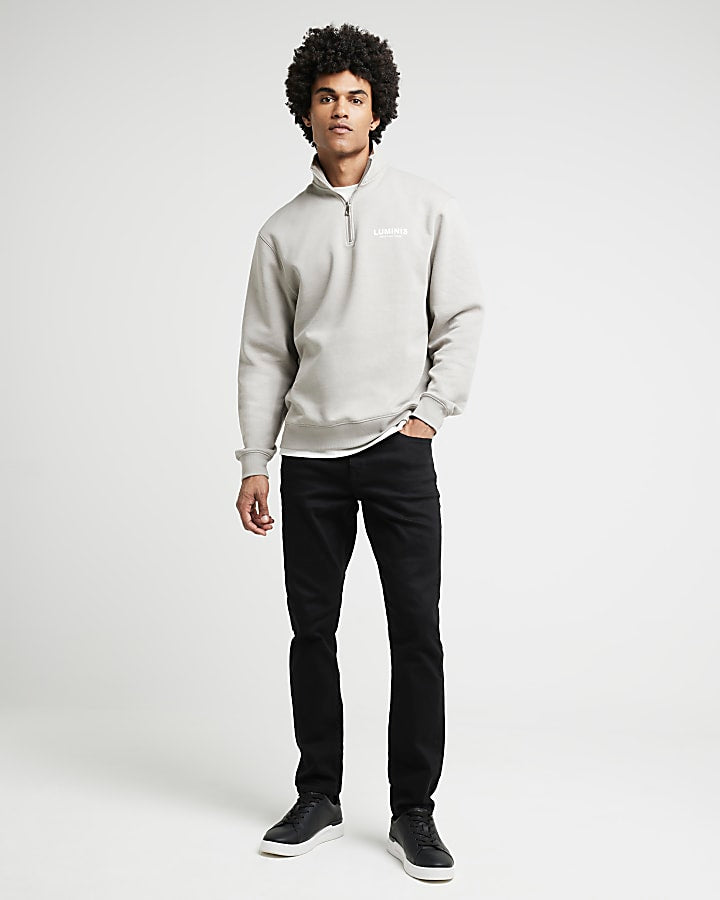 Black skinny fit jeans