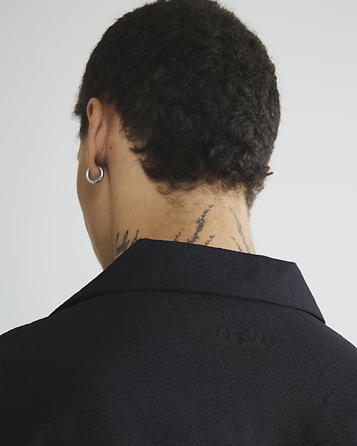 Black and white 2 pack Seersucker Shirt