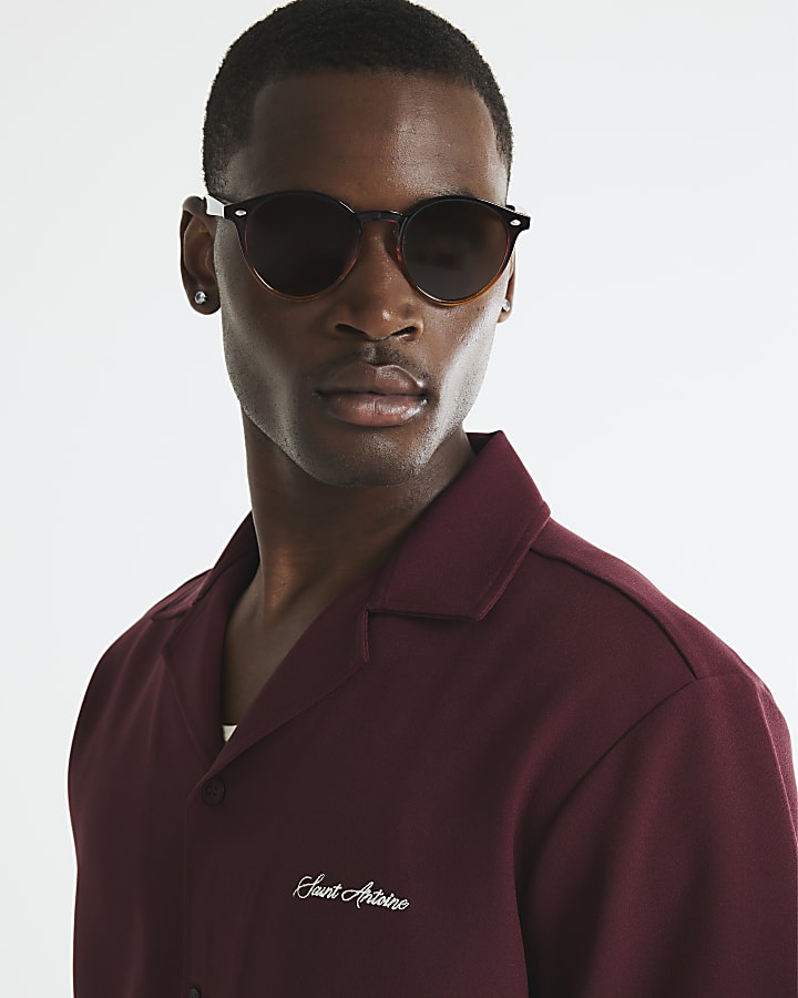Red Saint Antoine Embroidered Shirt