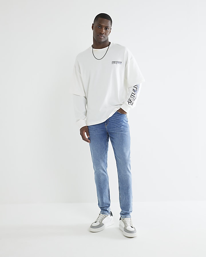 Blue Skinny Fit Jeans