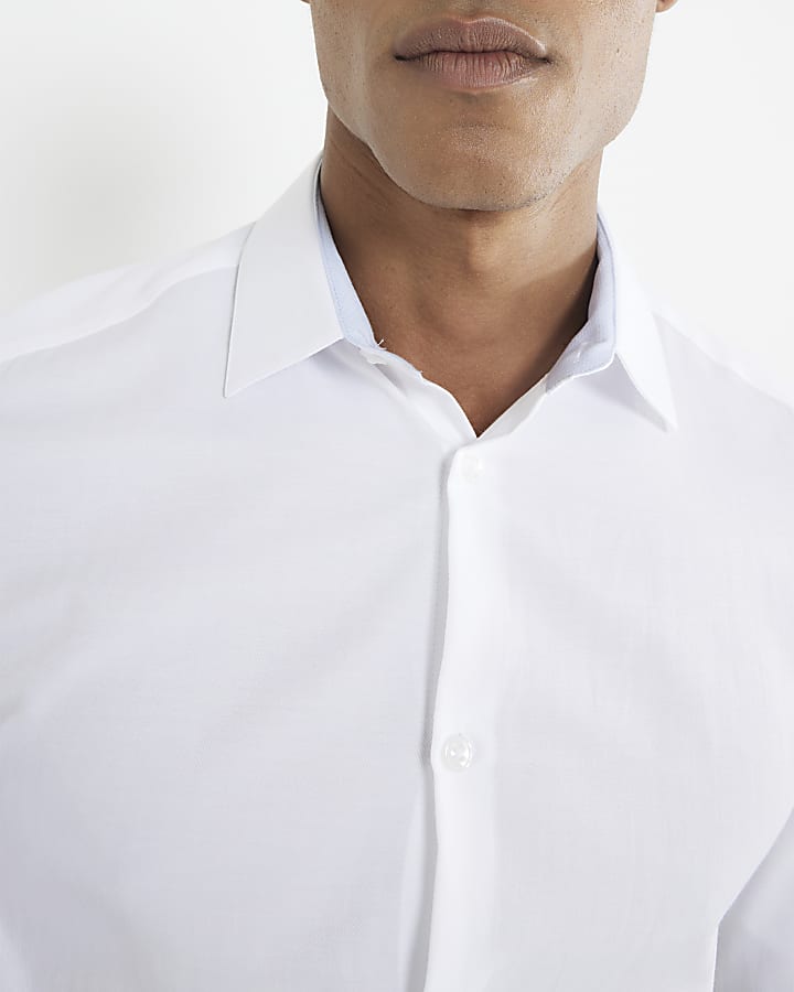 White Premium Long Sleeve Formal Shirt