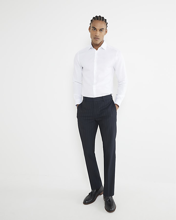 White Premium Long Sleeve Formal Shirt