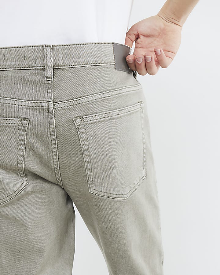 Green Slim Fit Jeans