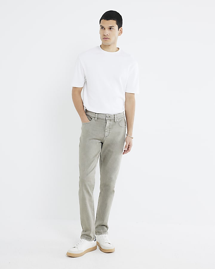 Green Slim Fit Jeans
