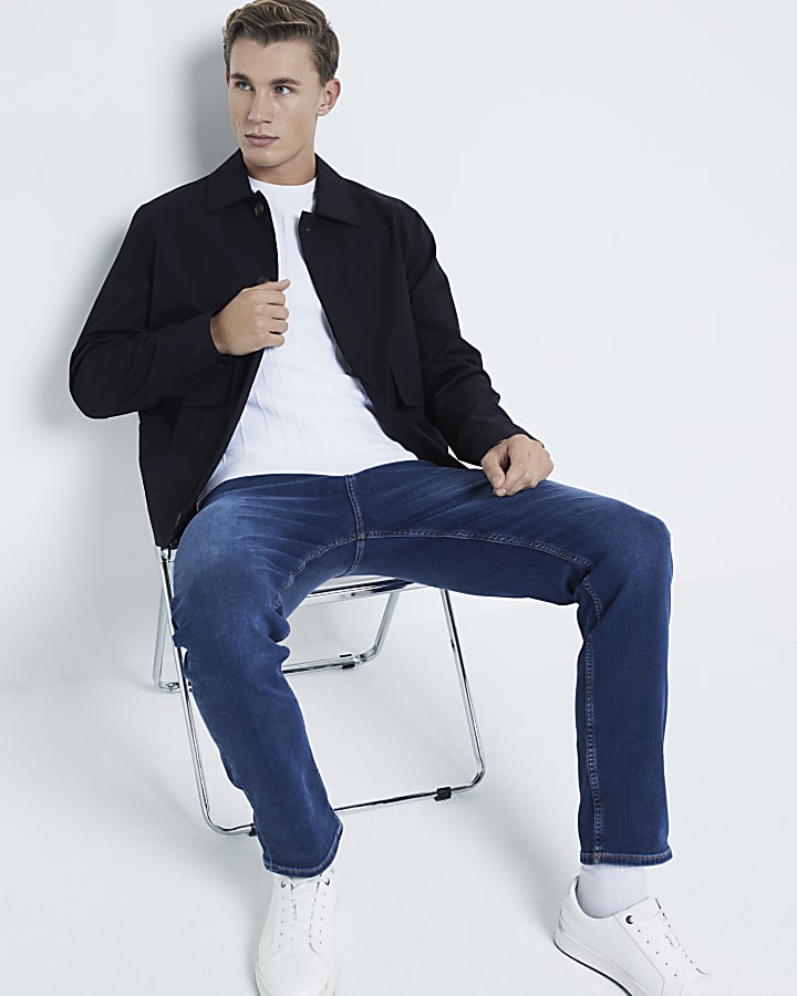 Blue Denim Slim Fit Jeans
