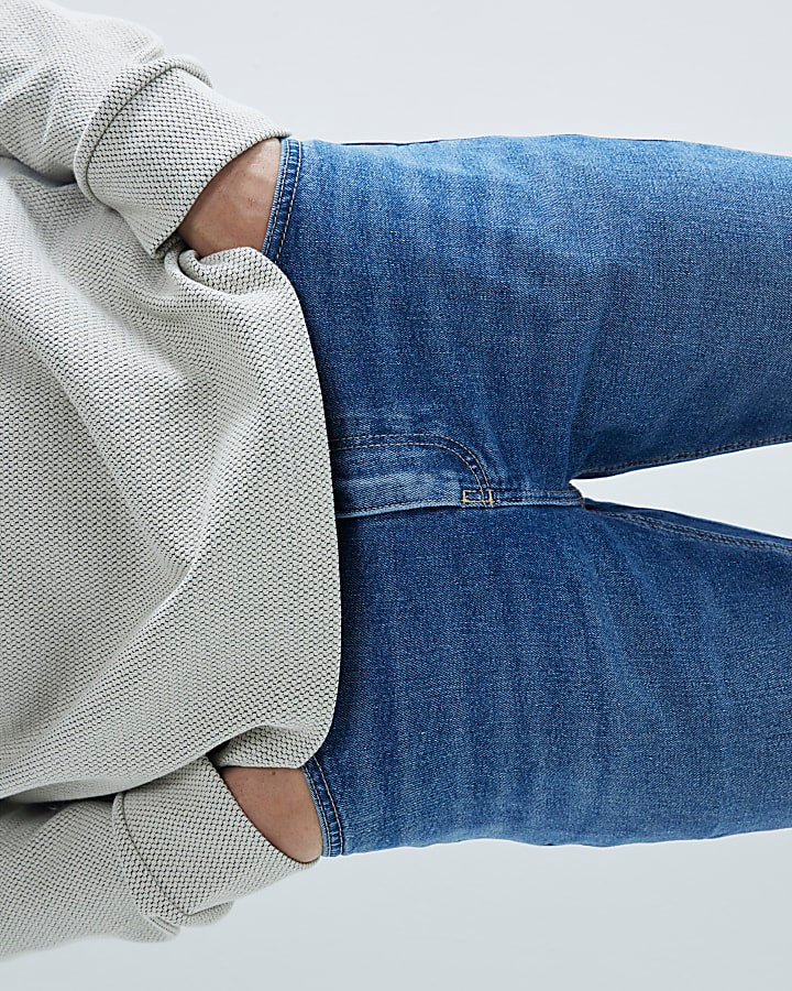Blue Denim Skinny Fit Jeans