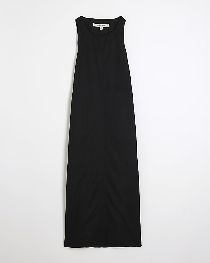 Black Cut Out Maxi Dress