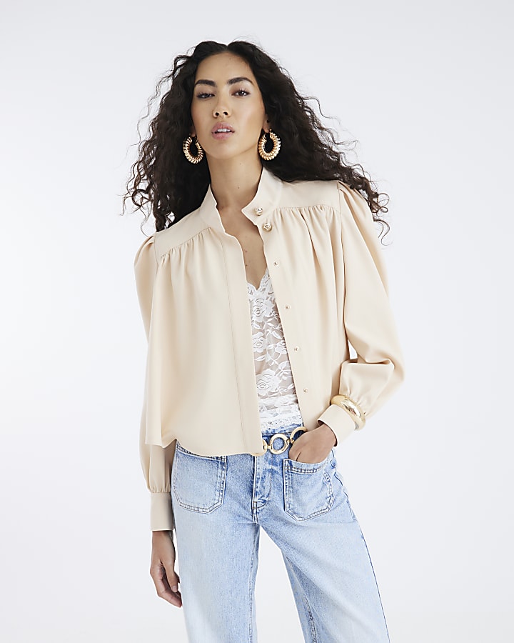 Beige Cape Jacket