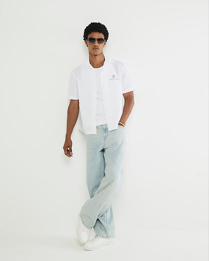 White Regular Fit Casa De Midas Shirt