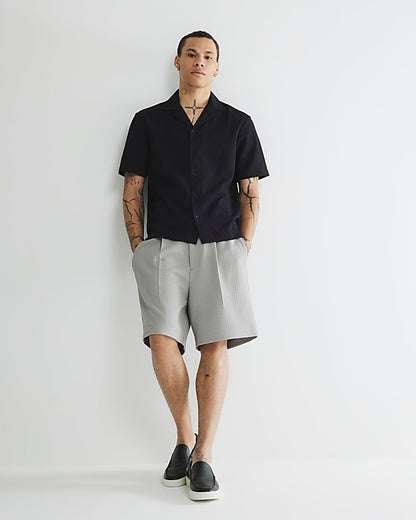 Black and white 2 pack Seersucker Shirt