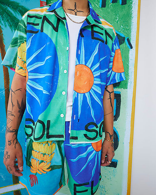 Multi Colour Atlas Mesh Shirt