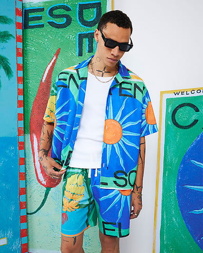 Multi Colour Atlas Mesh Shirt