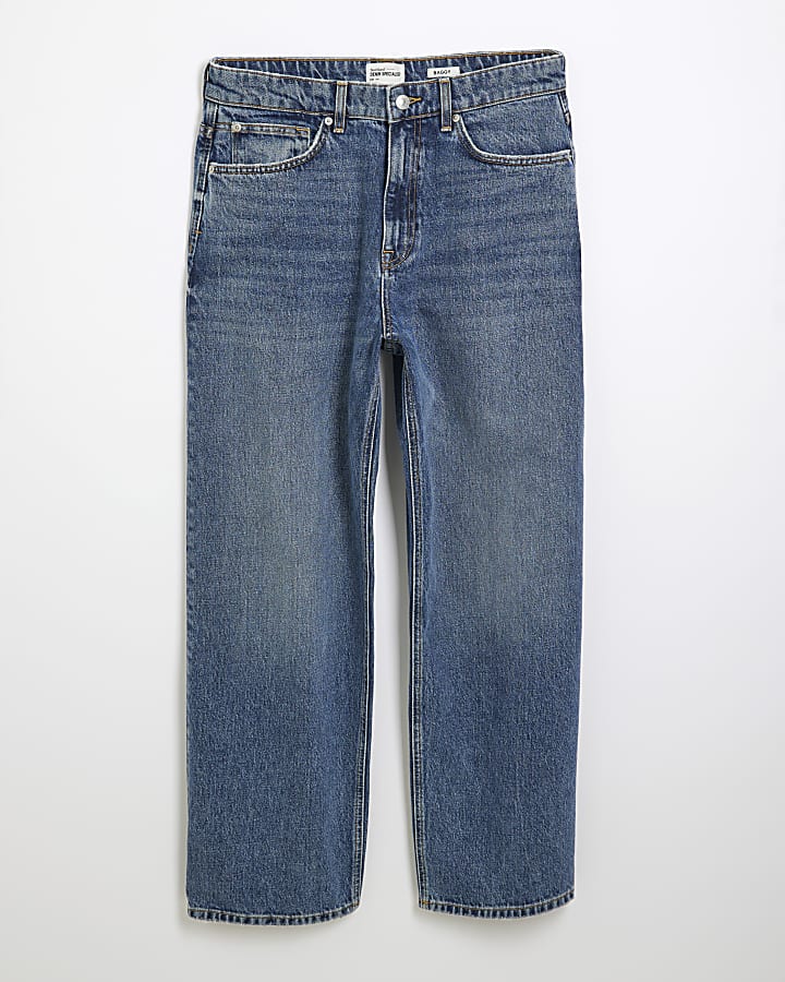 Blue Baggy Jeans