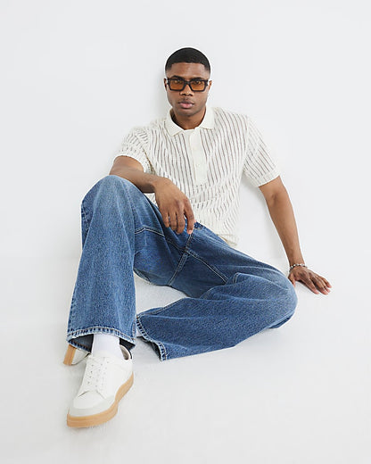 Blue Baggy Jeans