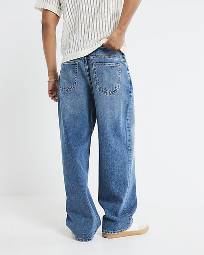Blue Baggy Jeans