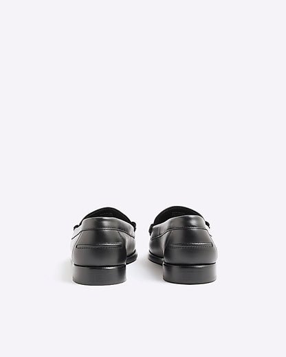Black Pink Premium Cherry Blossom Loafers