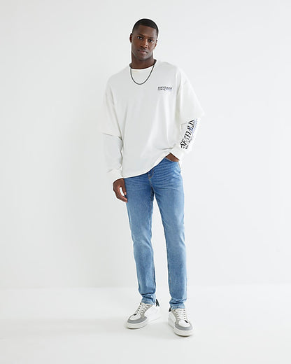 Blue Skinny Fit Jeans