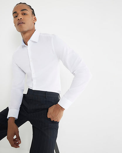 White Premium Long Sleeve Formal Shirt
