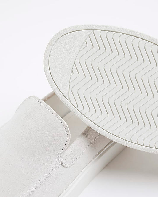 Grey Cupsole Loafers