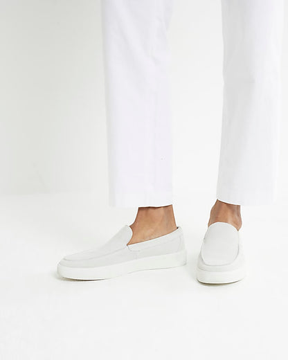 Grey Cupsole Loafers