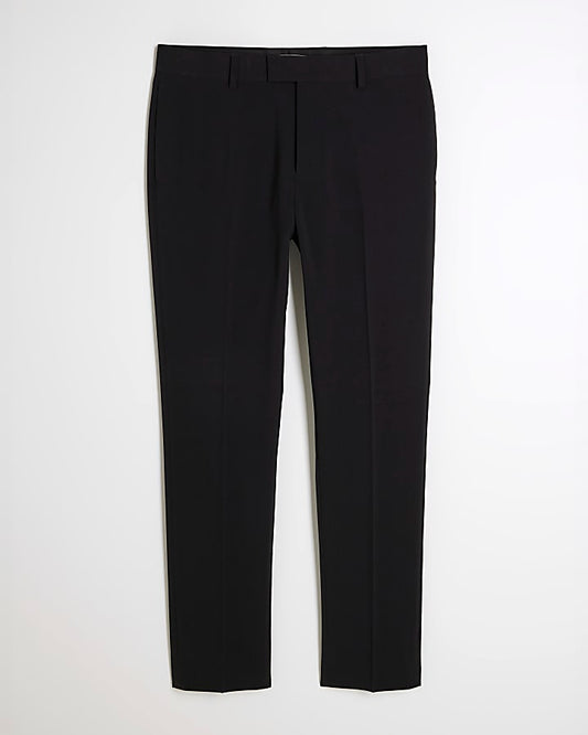 Black Skinny Fit Suit Trousers