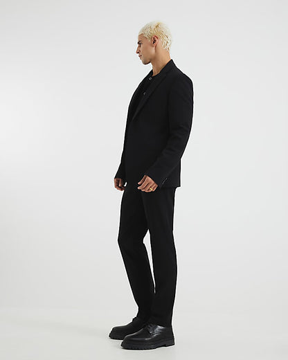 Black Skinny Fit Suit Trousers