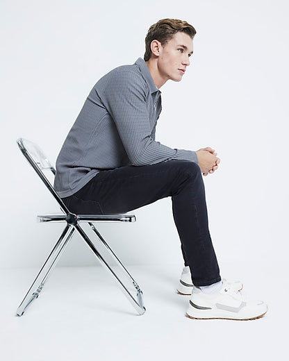 Black Skinny Fit Washed Jeans