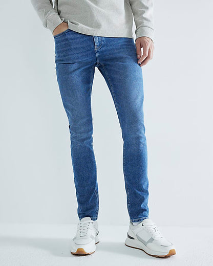Blue Denim Skinny Fit Jeans