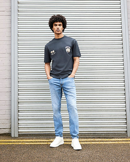 Blue slim fit jeans