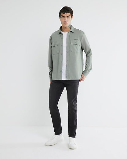 Black Skinny Fit Washed Jeans