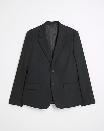 Black Stretch Skinny fit suit jacket