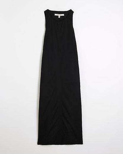 Black Cut Out Maxi Dress