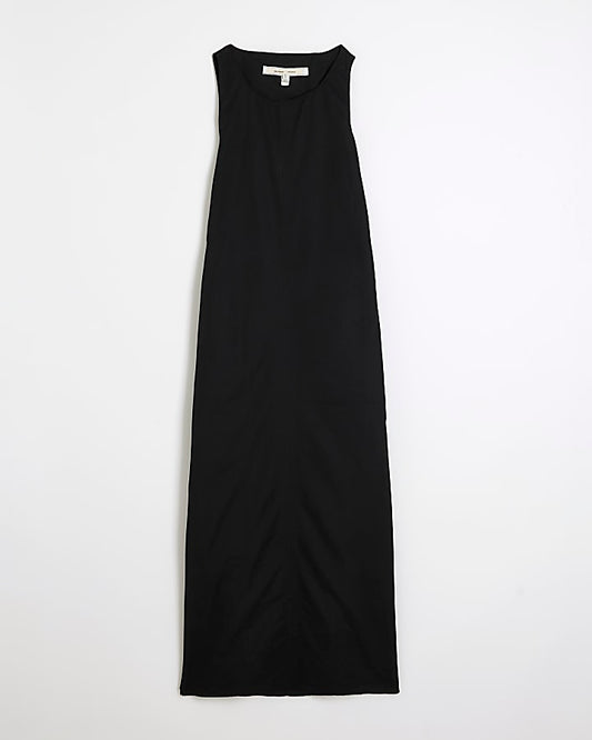 Black Cut Out Maxi Dress