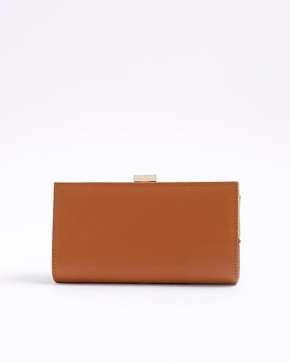 Brown Laser Cut Purse