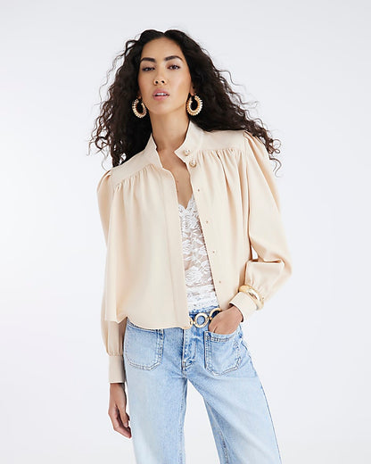 Beige Cape Jacket