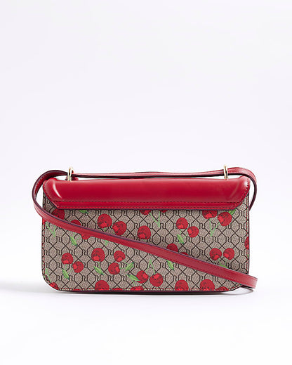 Red Lock Cherry Monogram Satchel Bundle Bags