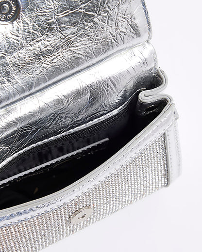 Silver Diamante Mini Grab Bag
