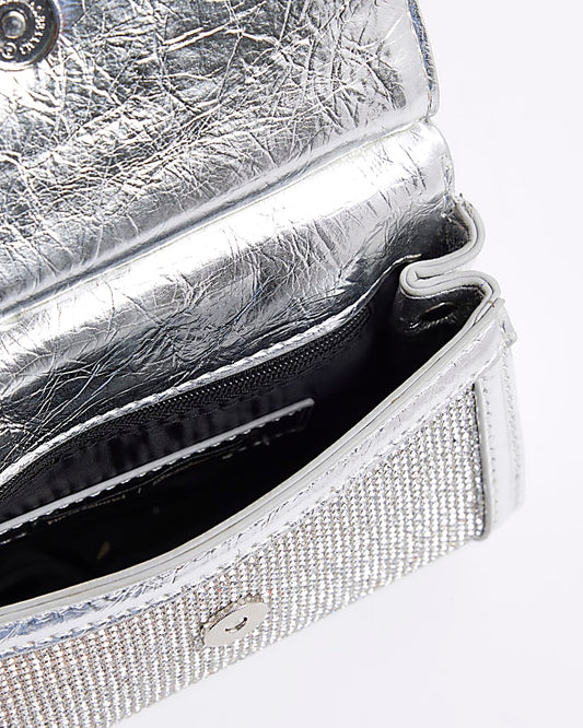 Silver Diamante Mini Grab Bag