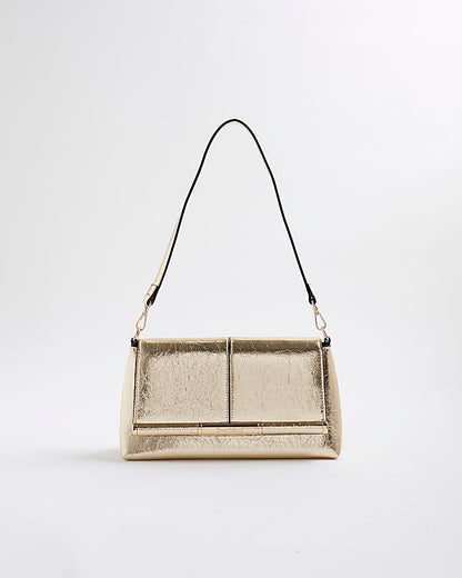 Gold Bar Front Clutch Bag